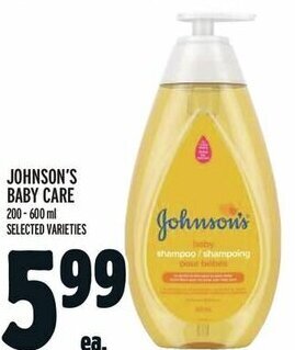 Metro JOHNSON'S BABY CARE 200-600 ml offer