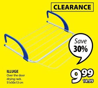 JYSK Illuge over the door drying rack offer