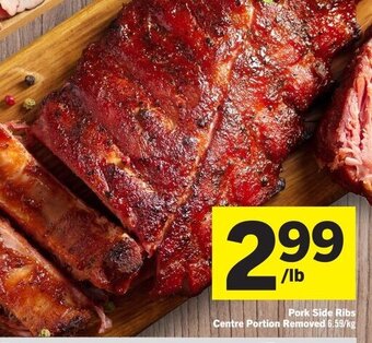 IGA Pork Side Ribs Centre Portion Removed 6.59/kg offer