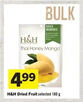 IGA H&H Dried Fruit selected 180 g offer