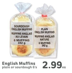 IGA English Muffins offer