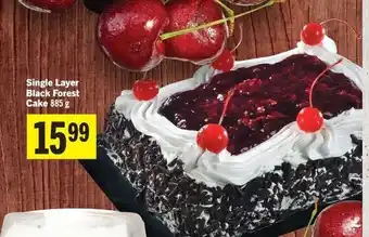 IGA Single Layer Black Forest Cake 885 g offer