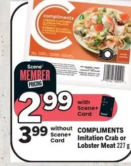 IGA COMPLIMENTS Imitation Crab 227g offer