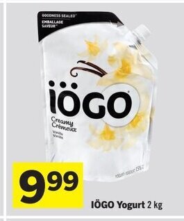 IGA IÖGO Yogurt 2 kg offer