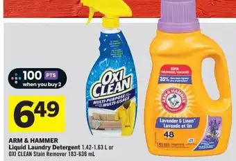 IGA ARM & HAMMER Liquid Laundry Detergent 1.42-1.63 L offer