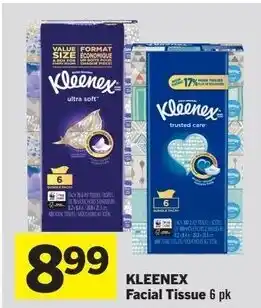 IGA KLEENEX Facial Tissue 6 pk offer
