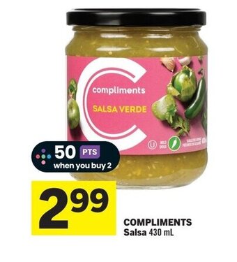 IGA Compliments salsa offer