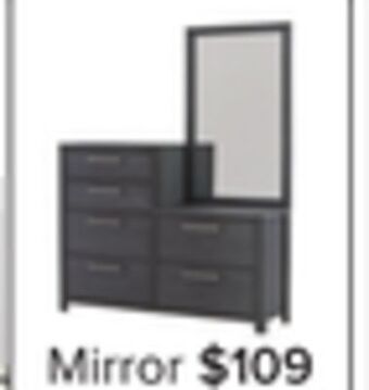 Leon's Westpoint mirror - weathered grey offer