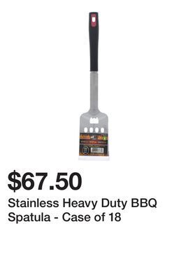 Dollarama Stainless heavy duty bbq spatula - case of 18 offer