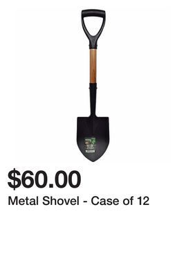 Dollarama Metal shovel - case of 12 offer