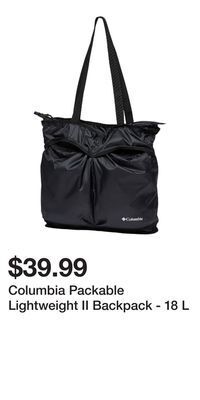 Mark's Columbia packable lightweight ii backpack - 18 l offer