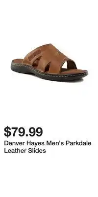 Mark's Denver hayes men's parkdale leather slides offer