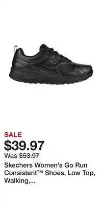Sport Chek Skechers women's go run consistent™ shoes, low top, walking, training, lightweight offer