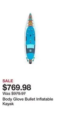 Body glove bullet inflatable kayak