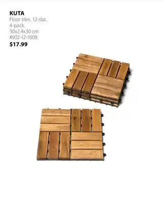 JYSK Kuta floor tiles offer