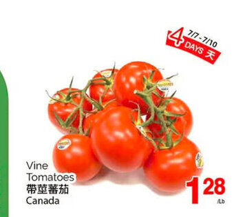 T&T Supermarket Vine Tomatoes offer