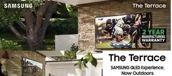 2001 Audio Video Samsung 55 qled experience now outdoors offer