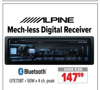 2001 Audio Video Alpine mech-less digital receiver offer