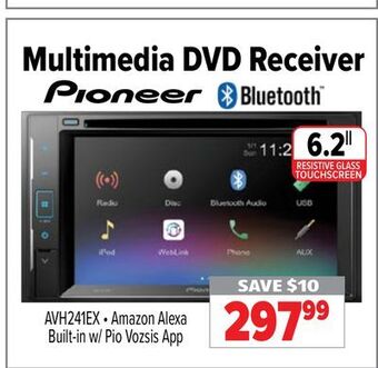 2001 Audio Video Pioneer 6.2 multimedia dvd receiver offer