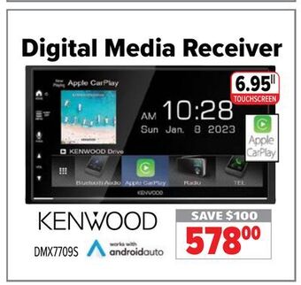2001 Audio Video Kenwood 6.95 digital media receiver offer
