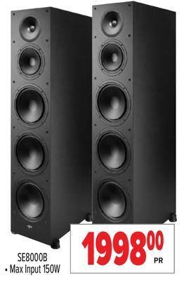 2001 Audio Video Floorstanding speakers offer
