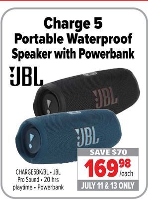 2001 Audio Video Jbl charge 5 portable waterproof speaker with powerbank offer