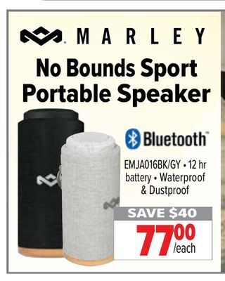 2001 Audio Video Marley no bounds sport portable speaker offer