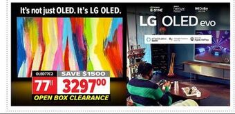 2001 Audio Video Lg 77 oled evo offer
