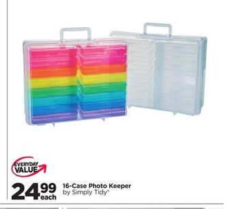 Michaels 16-case photo keeper by simply tidy offer