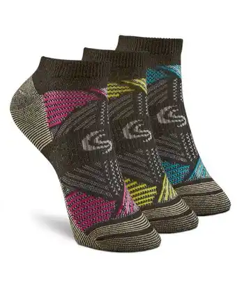 Mark's Copper sole women's 3 pack moisture guard extreme athletic no-show socks offer