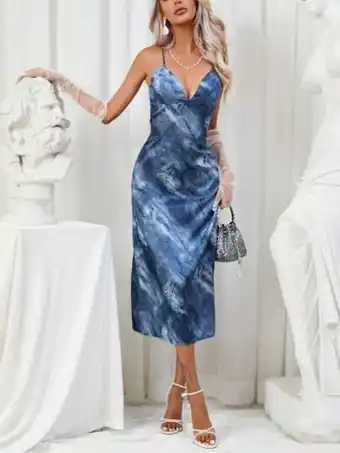 SheIn Shein privé tie dye cami dress offer