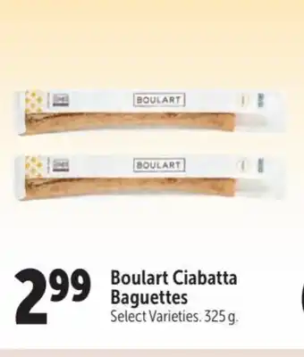 Family Foods Boulart Ciabatta Baguettes offer