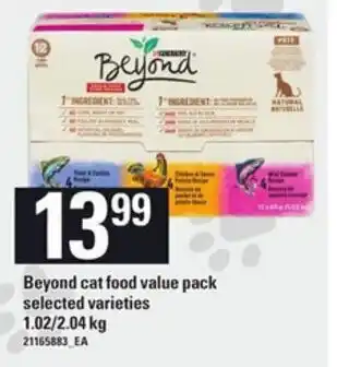 Zehrs Markets Beyond cat food value pack selected varieties offer