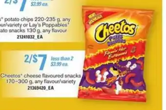 Zehrs Markets Cheetos cheese flavoured snacks offer