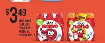 Zehrs Markets Iögo nanö selected varieties offer