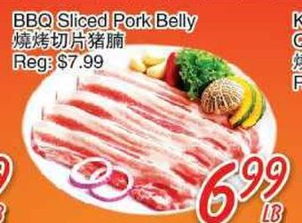 Foody Mart Bbq sliced pork belly offer
