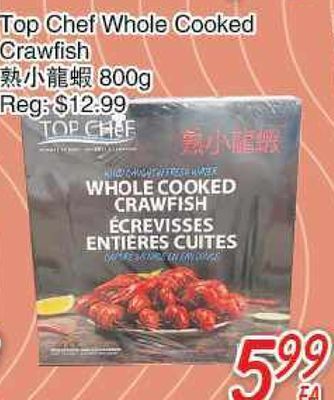 Foody Mart Top chef whole cooked crawfish offer