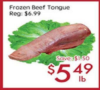 Sunny Food Mart Frozen beef tongue offer