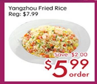 Sunny Food Mart Yangzhou fried rice offer