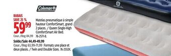 Canadian Tire Queen Single-High ComfortSmart Air Bed. offer