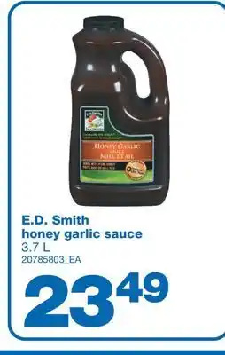 Wholesale Club E.d. smith honey garlic sauce, 3.7 l offer