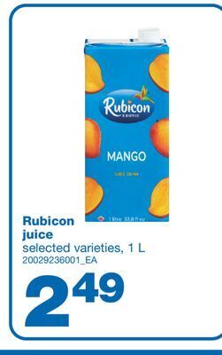 Wholesale Club Rubicon juice, 1 l offer