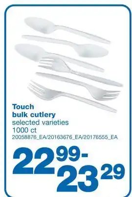 Wholesale Club Touch bulk cutlery, 1000 ct offer