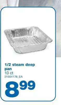 Wholesale Club 1/2 steam deep panpan, 10 ct offer