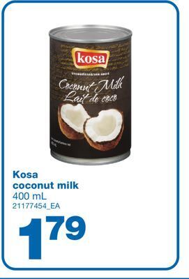 Wholesale Club Kosa coconut milk, 400 ml offer