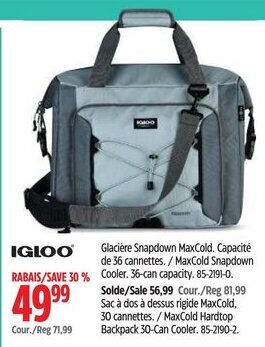 Canadian Tire MaxCold Snapdown Cooler. 36-can capacity. offer
