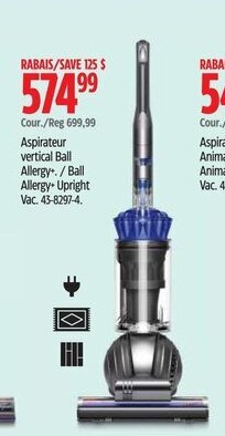 Canadian Tire Ball Allergy + Upright Vac. offer