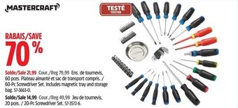 Canadian Tire Screwdriver Set offer