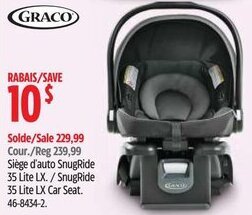Canadian Tire SnugRide 35 Lite LX Car Seat offer
