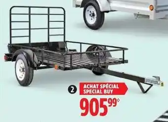 Canadian Tire Detail K2 4 x 6 Open-Rail Utility Trailer. Load capacity: 1295 lbs. offer